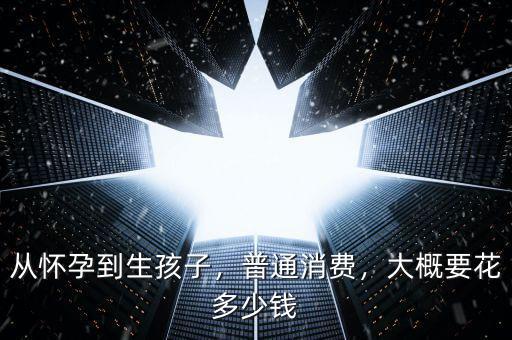 從懷孕到生孩子，普通消費(fèi)，大概要花多少錢