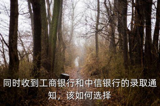 同時收到工商銀行和中信銀行的錄取通知，該如何選擇