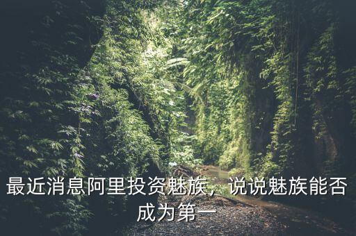 最近消息阿里投資魅族，說(shuō)說(shuō)魅族能否成為第一