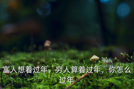 富人想著過(guò)年，窮人算著過(guò)年，你怎么過(guò)年