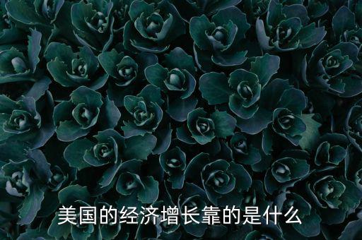 美國(guó)經(jīng)濟(jì)靠什么,美國(guó)經(jīng)濟(jì)主要靠什么