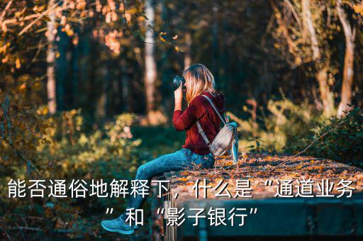 能否通俗地解釋下，什么是“通道業(yè)務”和“影子銀行”