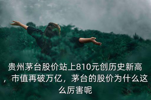 貴州茅臺(tái)股價(jià)站上810元?jiǎng)?chuàng)歷史新高，市值再破萬億，茅臺(tái)的股價(jià)為什么這么厲害呢