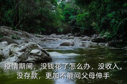 疫情期間，沒錢花了怎么辦，沒收入，沒存款，更加不能問父母伸手