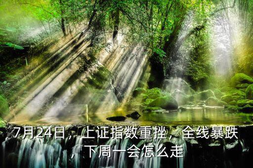 7月24日，上證指數(shù)重挫，全線暴跌，下周一會(huì)怎么走