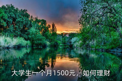 大學(xué)生一個(gè)月1500元，如何理財(cái)