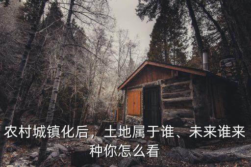 農(nóng)村城鎮(zhèn)化后，土地屬于誰、未來誰來種你怎么看