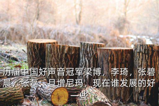歷屆中國好聲音冠軍梁博，李琦，張碧晨，張磊，旦增尼瑪，現(xiàn)在誰發(fā)展的好一些