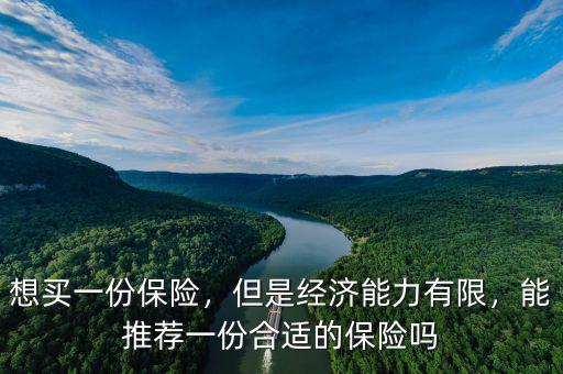 想買(mǎi)一份保險(xiǎn)，但是經(jīng)濟(jì)能力有限，能推薦一份合適的保險(xiǎn)嗎