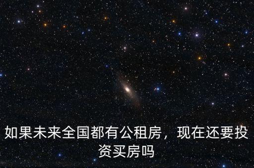 如果未來全國都有公租房，現(xiàn)在還要投資買房嗎