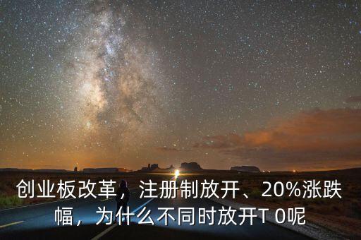 為什么注冊制改革,為什么不同時(shí)放開T 0呢