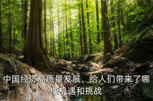 中國經(jīng)濟高質量發(fā)展，給人們帶來了哪些機遇和挑戰(zhàn)