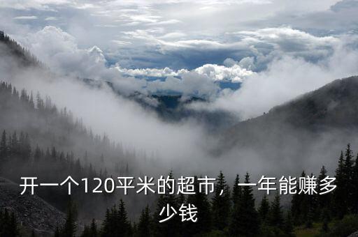 開一個(gè)120平米的超市，一年能賺多少錢