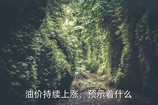 油價(jià)持續(xù)上漲，預(yù)示著什么