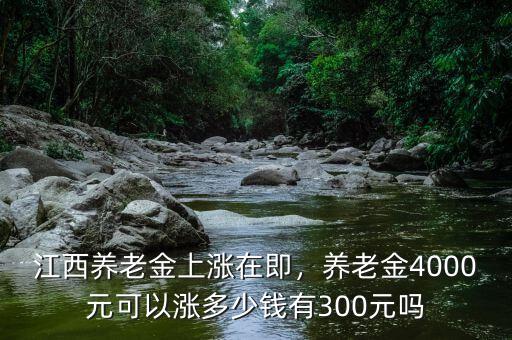 江西養(yǎng)老金上漲在即，養(yǎng)老金4000元可以漲多少錢有300元嗎