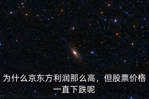 為什么京東方利潤(rùn)那么高，但股票價(jià)格一直下跌呢