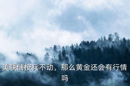 美聯(lián)儲按兵不動，那么黃金還會有行情嗎
