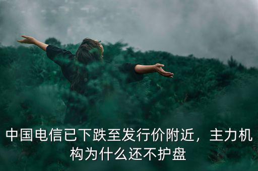 中國(guó)電信已下跌至發(fā)行價(jià)附近，主力機(jī)構(gòu)為什么還不護(hù)盤