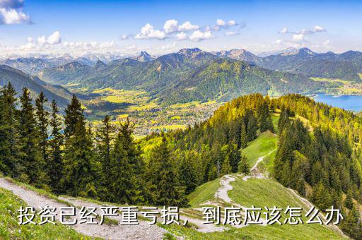投資已經(jīng)嚴重虧損，到底應該怎么辦