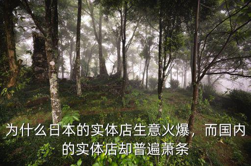 為什么日本的實(shí)體店生意火爆，而國內(nèi)的實(shí)體店卻普遍蕭條