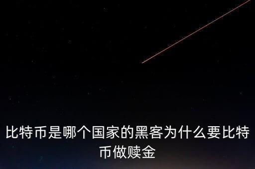 比特幣是哪個國家的黑客為什么要比特幣做贖金