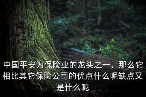 什么是平安保險(xiǎn)的大時代,缺點(diǎn)又是什么呢