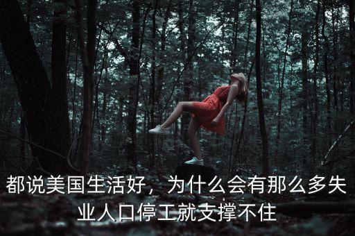 都說美國生活好，為什么會有那么多失業(yè)人口停工就支撐不住