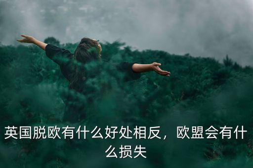 英國脫歐有什么好處相反，歐盟會有什么損失