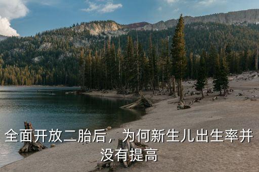 全面開放二胎后，為何新生兒出生率并沒有提高