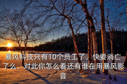 暴風(fēng)科技只有10個員工了，快要消亡了么，對此你怎么看還有誰在用暴風(fēng)影音