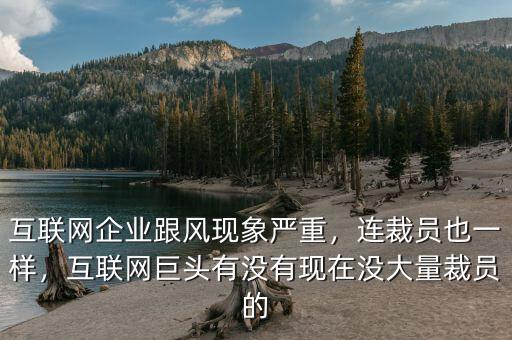 互聯(lián)網(wǎng)企業(yè)跟風(fēng)現(xiàn)象嚴(yán)重，連裁員也一樣，互聯(lián)網(wǎng)巨頭有沒有現(xiàn)在沒大量裁員的
