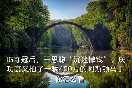 IG奪冠后，王思聰“沉迷撒錢”，慶功宴又抽了一輛400萬的阿斯頓馬丁，你怎么看