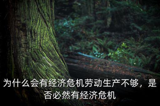 為什么會(huì)有經(jīng)濟(jì)危機(jī)勞動(dòng)生產(chǎn)不夠，是否必然有經(jīng)濟(jì)危機(jī)