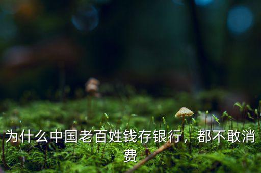 為什么中國(guó)老百姓錢存銀行，都不敢消費(fèi)