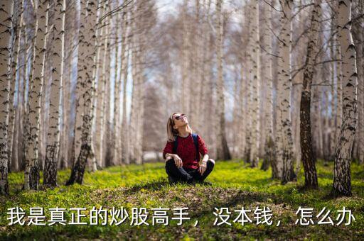 我是真正的炒股高手，沒本錢，怎么辦