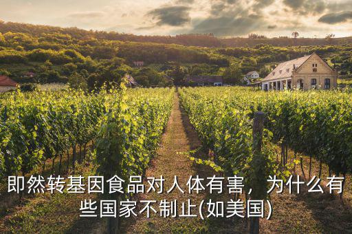 即然轉(zhuǎn)基因食品對(duì)人體有害，為什么有些國(guó)家不制止(如美國(guó))