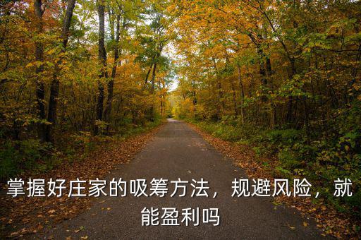掌握好莊家的吸籌方法，規(guī)避風(fēng)險(xiǎn)，就能盈利嗎