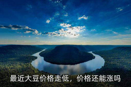 最近大豆價格走低，價格還能漲嗎