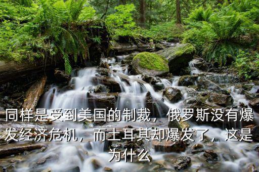 同樣是受到美國的制裁，俄羅斯沒有爆發(fā)經(jīng)濟(jì)危機(jī)，而土耳其卻爆發(fā)了，這是為什么