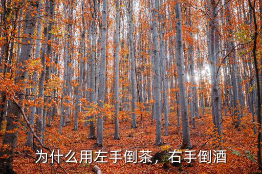 為什么用左手倒茶，右手倒酒