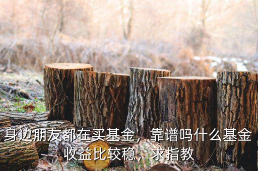 身邊朋友都在買基金，靠譜嗎什么基金收益比較穩(wěn)，求指教