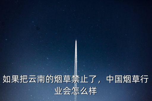 如果把云南的煙草禁止了，中國(guó)煙草行業(yè)會(huì)怎么樣