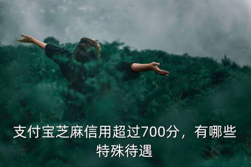 支付寶芝麻信用超過700分，有哪些特殊待遇