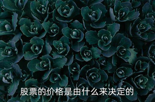 股票的價(jià)格是由什么來(lái)決定的