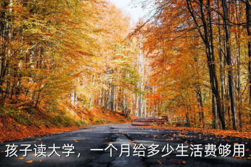孩子讀大學(xué)，一個月給多少生活費夠用