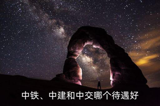 中鐵、中建和中交哪個(gè)待遇好