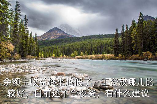 余額寶收益越來越低了，工資放哪兒比較好，目前還不會投資，有什么建議
