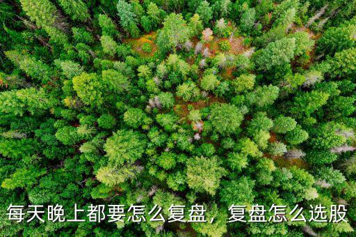 每天晚上都要怎么復(fù)盤(pán)，復(fù)盤(pán)怎么選股