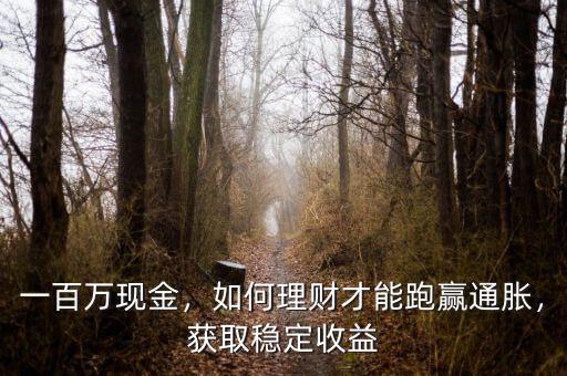 一百萬現(xiàn)金，如何理財才能跑贏通脹，獲取穩(wěn)定收益