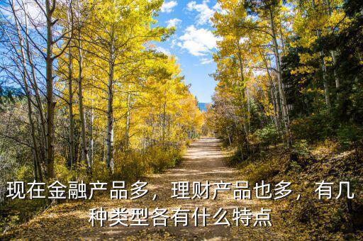 現(xiàn)在金融產(chǎn)品多，理財(cái)產(chǎn)品也多，有幾種類型各有什么特點(diǎn)